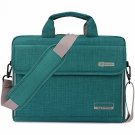Laptop Bag Case Oxford Fabric Portable Notebook Messenger Travel Carrying Green