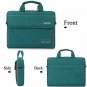 Laptop Bag Case Oxford Fabric Portable Notebook Messenger Travel Carrying Green