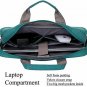 Laptop Bag Case Oxford Fabric Portable Notebook Messenger Travel Carrying Green