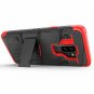 For Samsung Galaxy S9 Plus Case Military Grade Drop Tested Tempered Glass RED
