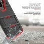 For Samsung Galaxy S9 Plus Case Military Grade Drop Tested Tempered Glass RED