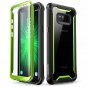 For Samsung Galaxy S8 Case Full-Body Rugged Clear Bumper Screen Protector Green