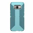 For Galaxy S8 Plus Case No slip grip Patented raised bezel screen Tide Blue