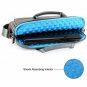 Laptop Bag 17.3 Inch Classic Padded Briefcase Shoulder Strap and Handle Gray