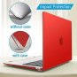 For MacBook Air 13 Inch Case 2018 Release New Version Soft Touch Keyboard Red