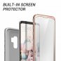 For Samsung Galaxy S9 Plus Case Built-in Screen Protector Fit Full Body Gold
