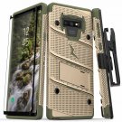 For Galaxy Note 9 Case Holster Lanyard Military Grade Drop Tested Desert/Green