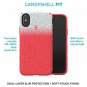 For iPhone X/Xs Case Durable Stylish Polycarbonate Dolphin Grey Mercury Red