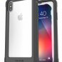 For iPhone Xs Max Case w/Screen Protector Falcon Series Protective Rugged Gray