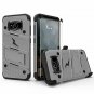 For Samsung Galaxy S8 Plus Case Military Grade Drop Tested, Holster Belt Gray
