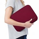 Laptop Case Sleeve Multi color Water resistant Neoprene Notebook Pocket Wine Red