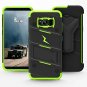 For Samsung Galaxy S8 Plus Case Military Grade Drop Tested, Holster Belt Green
