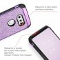 For LG V30 Case Slim 2 in 1 Glitter Sparkly Cover Heavy Duty Shockproof Purple