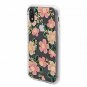 For iPhone XR Case Military Drop Test Protective Southern Floral Pink Flowers