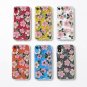 For iPhone XR Case Military Drop Test Protective Southern Floral Pink Flowers