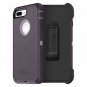 For iPhone 7/8 Plus Case with built-in screen protector Beltclip holster Purple