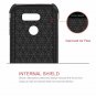 For LG V30 Case Slim 2 in 1 Glitter Sparkly Cover Heavy Duty Shockproof Rose