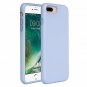 For iPhone 7/8 Plus Case Silicone Rubber Full Body Protection Clove Purple