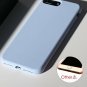 For iPhone 7/8 Plus Case Silicone Rubber Full Body Protection Clove Purple