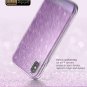 For iPhone Xs Max Case Cosmo FullBody Bling Glitter Sparkle Clear Bumper Purple