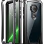 For Moto G7 Rugged Clear Case Poetic FullBody Hybrid Shockproof Black/Clear