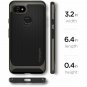 Google Pixel 2 XL Case 2017  Rugged Armor Designed with carbon fiber Gunmetal