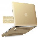 for Apple MacBook case Soft Touch Hard Case Shell Cover with Keyboard Gold