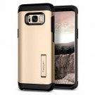 For Samsung Galaxy S8 Plus Case Kickstand and Extreme Duty Protection Maple Gold