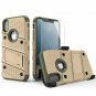 For iPhone X/XS Case Military Grade Drop Tested Screen Protector CAMO Green