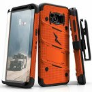 For Samsung Galaxy S8 Plus Case Military Grade Drop Tested, Holster Belt Orange