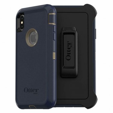 For iPhone Xs Max Case Military Grade Kickstand Drop Tested Protective DARK LAKE