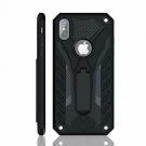For iPhone X/Xs Case Military Grade 12ft. Drop Tested Protective Kickstand Black