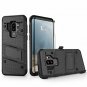 For Samsung Galaxy S9 Plus Case Military Grade Drop Tested Tempered Glass Black