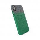 For iPhone Xs Max Case Candy Shell Fit Graphite Grey Ombre Evergreen Green