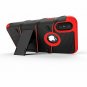 For iPhone X/XS Case Military Grade Drop Tested with Screen Protector Black RED