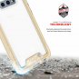 For Samsung Galaxy S10e Case Military Grade Drop with Tempered Glass Gold Clear