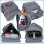 Laptop Backpack Vintage with USB Charging Port Fashion Backpack Fits Grey