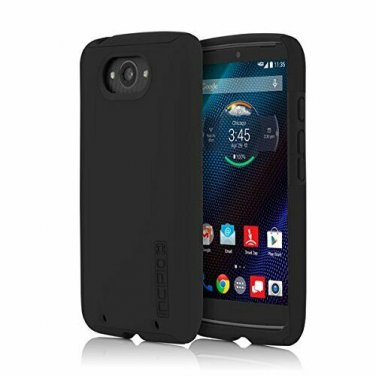 For Motorola Droid Turbo Case Hard Shell Dual Layer Polycarbonate Black/Black