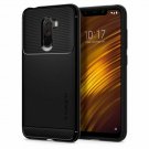 For Xiaomi Pocophone F1 Case Rugged Armor Designed extreme style Matte Black