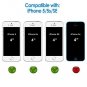 iPhone 5/5S/SE Case Shock-Absorption Bumper Anti-Scratch Clear Crystal Clear