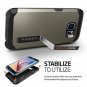 For Samsung Galaxy S6 Case with Kickstand and Air Cushion Techonology Gunmetal