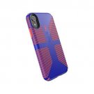 iPhone XR Case CandyShell Grip Drop Protection Cyber Blue/Grapefruit Orange