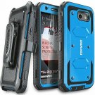 For Samsung Galaxy J7 Case Screen Protector Heavy Duty Rugged Holster Blue
