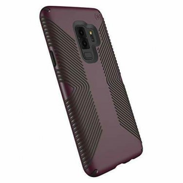For Samsung Galaxy S9 Plus Case Dynamic Shock-Absorbing Bezel Guard Purple Black