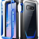 For Galaxy S10e Case Rugged Poetic FullBody Hybrid Bumper Cover Support Blue