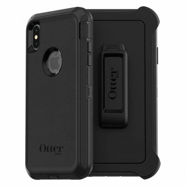 For iPhone Xs Max Case Military Grade Kickstand Drop Tested Protective BLACK