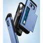 For Samsung Galaxy S8 Case Slim Dual Layer Wallet Card Slot Holder Coral Blue
