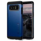 For Galaxy Note 8 Case with Kickstand and Extreme Heavy Duty Protection Sea Blue