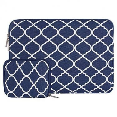 Notebook MacBook Case Laptop Sleeve Bag Compatible 15-15.6 Inch Style Navy Blue