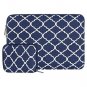 Notebook MacBook Case Laptop Sleeve Bag Compatible 15-15.6 Inch Style Navy Blue